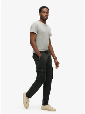 Superdry Normal Paça Siyah Erkek Kargo Pantolon M7011132AAFB_CORE Cargo Pant