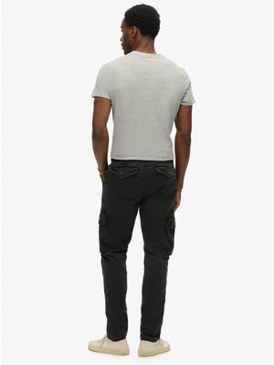 Superdry Normal Paça Siyah Erkek Kargo Pantolon M7011132AAFB_CORE Cargo Pant