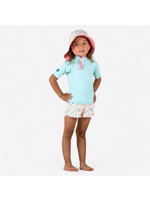 Nabaiji Bebek UV Korumalı Kısa Kollu Tişört - Açık Mavi
