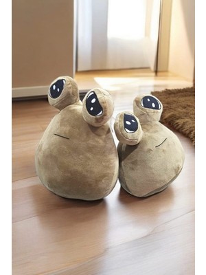 Swilex 28 cm Pou Peluş Yumuşak Dolgu Çocuk Oyun Arkadaşı
