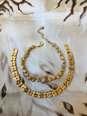 Vip Kararmaz Dorika & Kalpli Model Bileklik Set