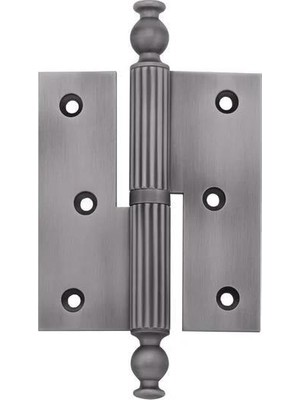 Dizaynaks 10 cm. Calisto Yaprak Menteşe Antik Gümüş Sağ