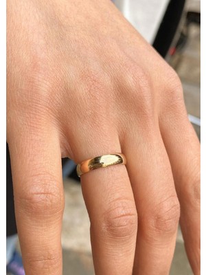 Bayar Gold 14 Ayar Altın 4 Mm Klasik Alyans