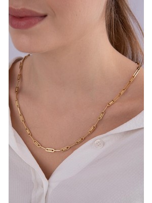 Fiyonk Kuyumculuk 14 Ayar Altın Sarmal Ataç Kolye