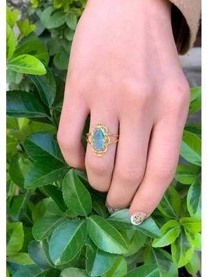 Bayar Gold 14 Ayar Altın Okyanus Telkari Mekik Yüzük