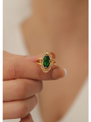 Bayar Gold 14 Ayar Altın Mekik Yüzük