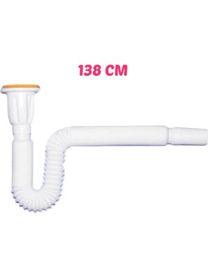 Givy Uzun Körüklü Lavabo Sifonu 138CM L06