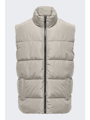 Onsmelvın Lıfe Puffer Vest Otw Vd Erkek Gri Yelek - 22022232