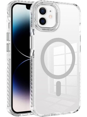 Apple iPhone 12 Için Uyumlu Kılıf Magsafe Şarj Airbagli Takılabilir Askı Aparatlı Nana Kapak