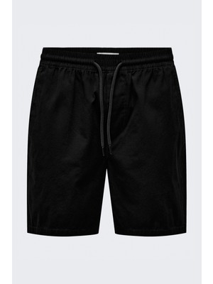 Only & Sons Onstel Lıfe 0119 Shorts Noos Erkek Siyah Şort - 22027949