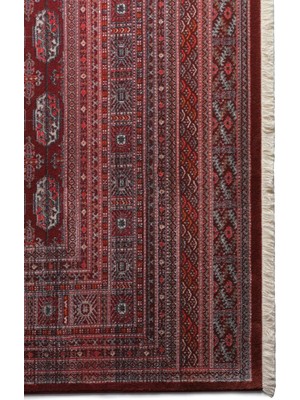 Gabardin Halı 7/24 Vintage Tarzı 80 x 150 Toz Barındırmaz Viskon Yolluk Halı 235-BRD