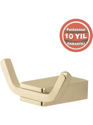 Çelik Banyo Paslanmaz Pirinç Titanik 2’li Bornozluk Altın Sarı Gold