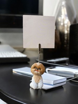 Perazayn Yavru Pomeranian Sevimli Kawaii Köpek Fotoğraf Not Tutacak Hediyelik