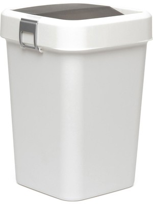 Motek Comfort Dust Bin Beyaz Çöp Kovası - 8 Lt