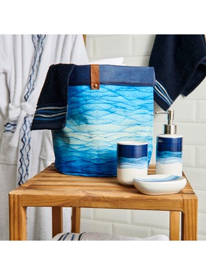 Evidea Bath Çok Amaçlı Organizer Sepet - Mavi - 28X25 cm