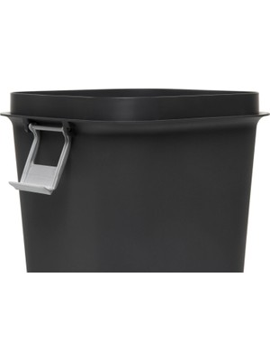 Motek Comfort Dust Bin Siyah Çöp Kovası - 8 Lt