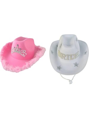 Aututer Cowgirl Şapkası Gelin+Pembe (Yurt Dışından)