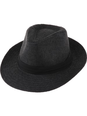 Perfectt Kadın Hasır Panama Ş Fedora Trilby Sombrero Güneş Şı Geniş (Yurt Dışından)