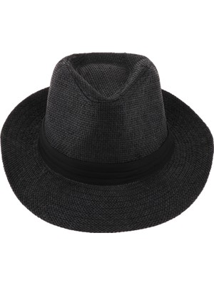 Perfectt Kadın Hasır Panama Ş Fedora Trilby Sombrero Güneş Şı Geniş (Yurt Dışından)