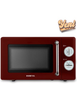 Kumtel Kırmızı Retro Mikrodalga Fırın 20L Hm-08