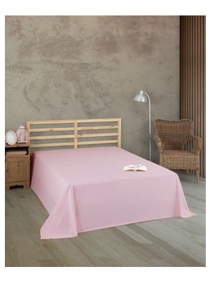 Uykulife  Çift Kişilik  Pembe Düz Çarşaf