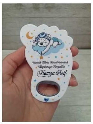 Onura Tasarlat 30 Adet Ayak Magnet Açacak Yeni Doğan, Doğum Günü, Sünnet, Nişan, Söz, Düğün Hediyelik