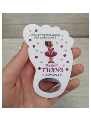 Onura Tasarlat 25 Adet Ayak Magnet Açacak Yeni Doğan, Doğum Günü, Sünnet, Nişan, Söz, Düğün Hediyelik