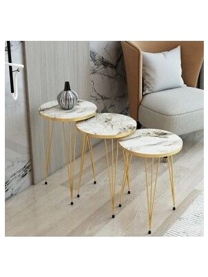 Zigon Sehpa Gold Efes Tel
