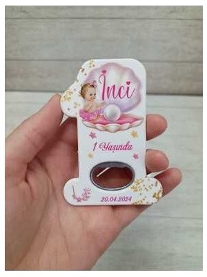 Onura Tasarlat 20 Adet Bir Magnet Açacak Yeni Doğan, Doğum Günü, Sünnet, Nişan, Söz, Inci Temalı