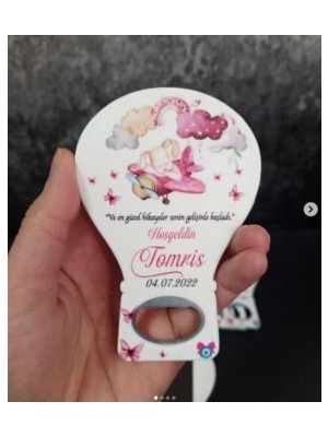 Onura Tasarlat 20 Adet Balon Magnet Açacak Yeni Doğan, Doğum Günü, Sünnet, Nişan, Söz, Kırmızı Uçak