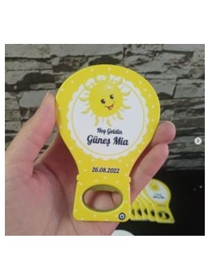 Onura Tasarlat 25 Adet Balon Magnet Açacak Yeni Doğan, Doğum Günü, Sünnet, Nişan, Söz, Güneşli Tema