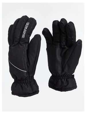 Yazı Baskılı Erkek Kar Eldiveni