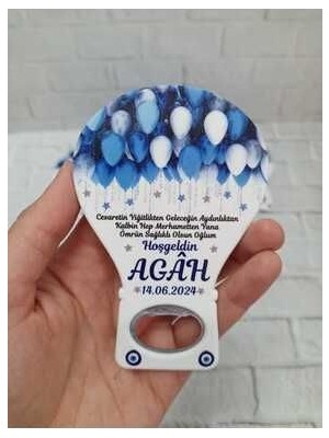 Onura Tasarlat 20 Adet Balon Magnet Açacak Yeni Doğan, Doğum Günü, Sünnet, Nişan, Söz, Düğün Hediyelik