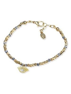 Taşlı Göz Obje Detay Dorika Kordon Bileklik