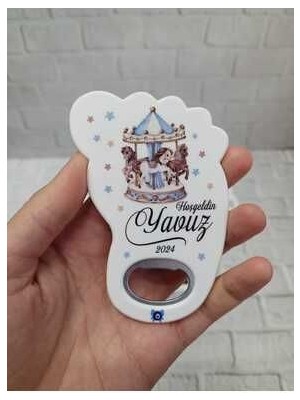 Onura Tasarlat 30 Adet Ayak Magnet Açacak Yeni Doğan, Doğum Günü, Sünnet, Nişan, Söz, Düğün Hediyelik