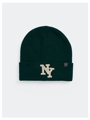 Yazı Nakışlı Erkek Bere