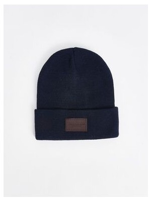 Etiket Baskılı Erkek Bere