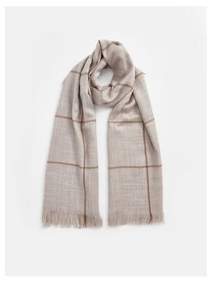 Çizgi Desenli Kadın Atkı