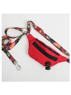 Pawlook Design Eller Serbest (Handsfree) Köpek Gezdirme Kayışı ve Yandan Çanta