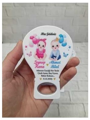 Onura Tasarlat 20 Adet Balon Magnet Açacak Yeni Doğan, Doğum Günü, Sünnet, Nişan, Söz, Düğün Hediyelik
