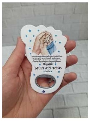 Onura Tasarlat 35 Adet Ayak Magnet Açacak Yeni Doğan, Doğum Günü, Sünnet, Nişan, Söz, Düğün Hediyelik