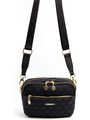 Silver & Polo Siyah SP1162 Kadın Çapraz Çanta