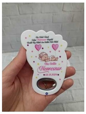 Onura Tasarlat 30 Adet Ayak Magnet Açacak Yeni Doğan, Doğum Günü, Sünnet, Nişan, Söz, Düğün Hediyelik