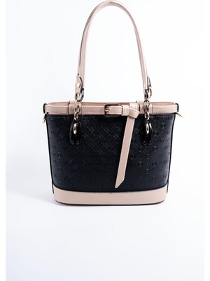 Silver & Polo Siyah - S.nut SP1155 Kadın El Çantası