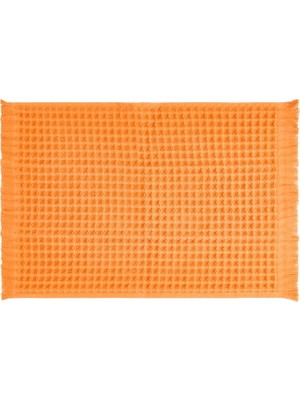 Evidea Soft Waffle Mutfak Havlusu - Turuncu - 30X45 cm