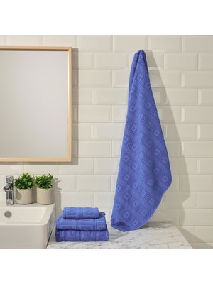 Evidea Soft Kybele Banyo Havlusu - Mavi - 70 x 140  cm