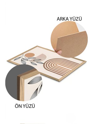 Artavessa 3 Parça Çerçeve Görünümlü Mdf Tablo Seti