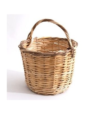 Hasır Balkon Sepeti H : 38 cm