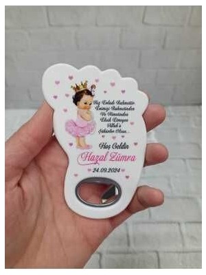 Onura Tasarlat 35 Adet Ayak Magnet Açacak Yeni Doğan, Doğum Günü, Sünnet, Nişan, Söz, Düğün Hediyelik