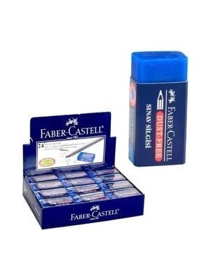 Faber-Castell 24'Lü Sınav Silgisi Mavi (24lü Paket)